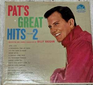 Pat Boone - Pat's Great Hits Volume 2 Vinyl LP Dot DLP-3261